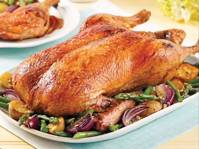 Boutique avec canard frais