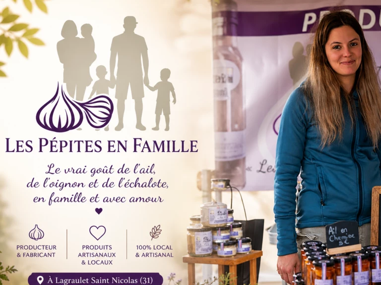 Des saveurs authentiques, cultivées en famille - Les Pépites en Famille