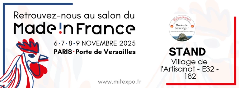 Nous serons présents au Salon MIF Paris 2025 ! - MAISON XAVIER'S 