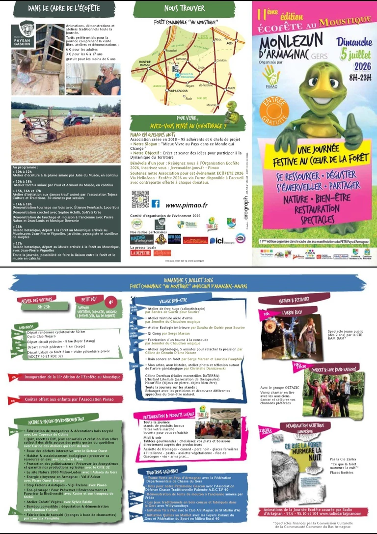 Dimanche 5 juillet Ecofête a Monlezun d'Armagnac - Ferme Cap d’Aouba