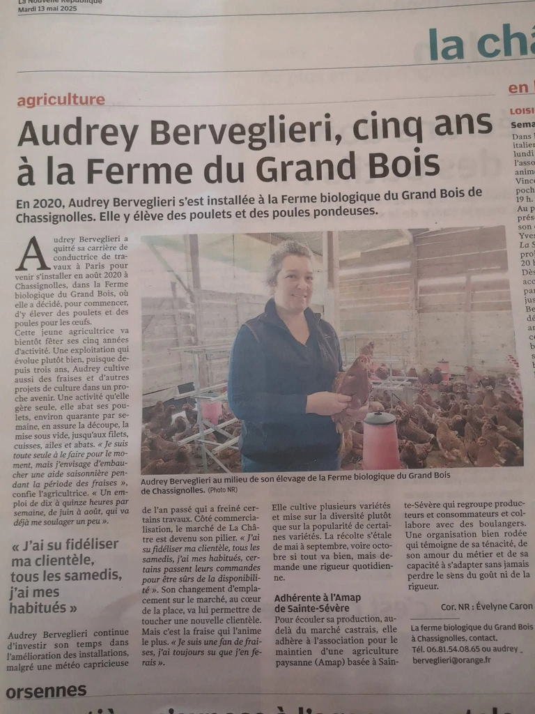 Mieux nous connaître - La ferme biologique du grand bois