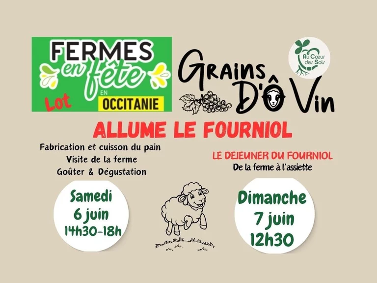 Ferme en fête : Nous rallumons le FOURNIOL et vos papilles! - Grains d' Ô Vin