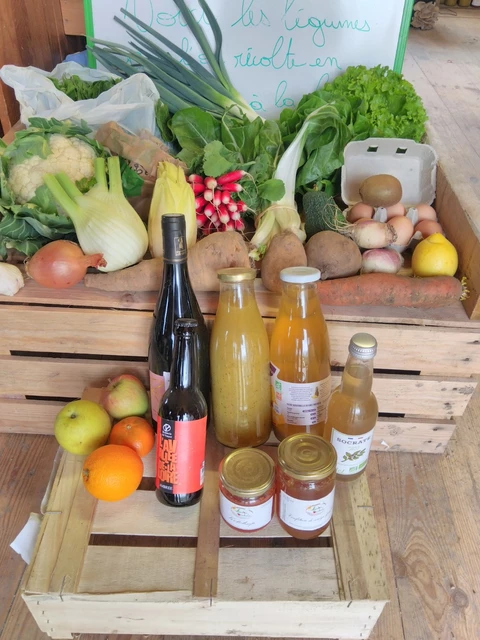 Petit échantillon de produits d'hiver au magasin. - Au Jardin du Bonheur