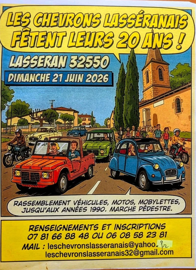 20 ans des chevrons Lasseranais dimanche 21 juin - Ferme Cap d’Aouba