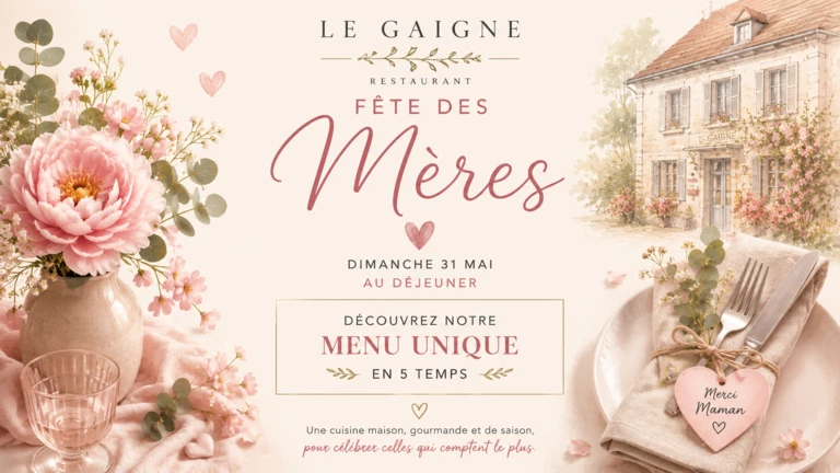 🌸 Menu de la fête des Mères au Gaigne 🌸 - LA FERME DES CHANOTTES