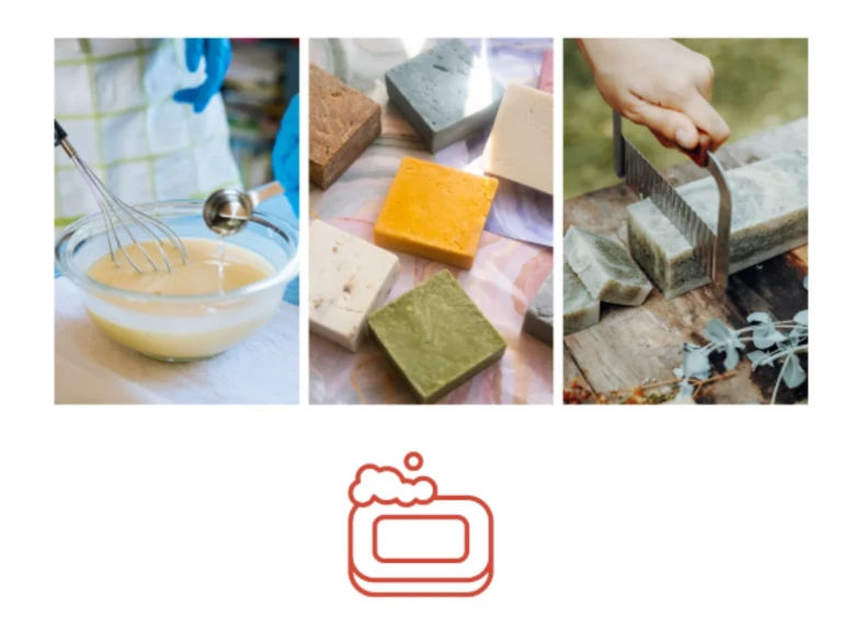 Atelier saponification à froid - Savon solide