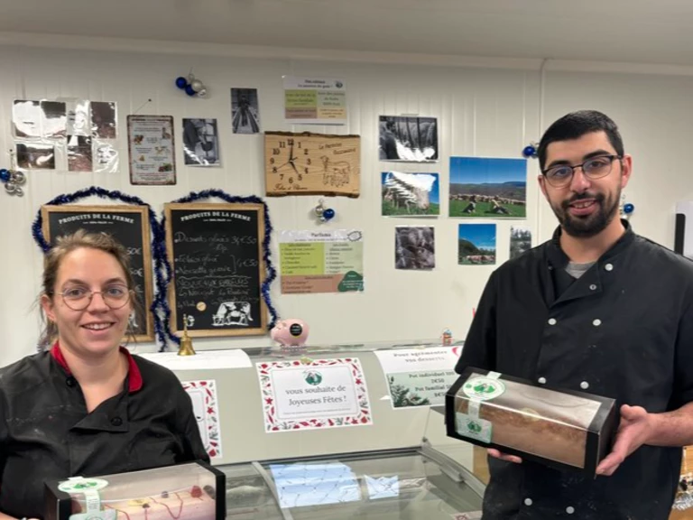 Des bûches glacées fermières - Le Fermier Gourmand