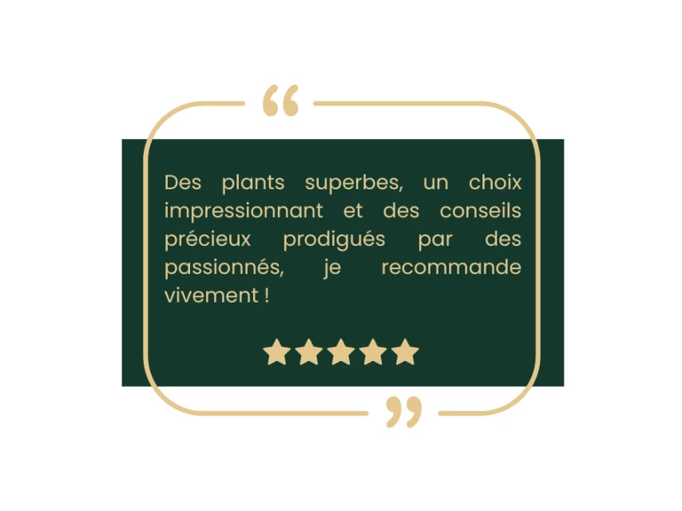 Ce que nos clients pensent de nous - Pépinière de la Gartempe