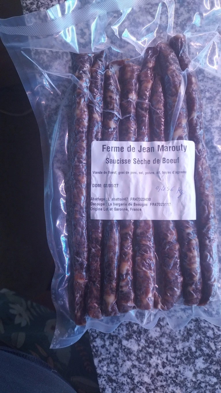 Nos charcuteries et salaisons de bœuf - Ferme de Marouty