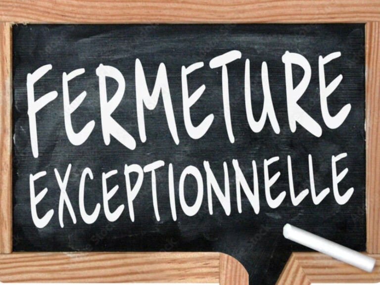Modification exceptionnelle d'horaire.