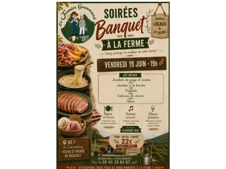 Banquet à la ferme - Le Fermier Gourmand