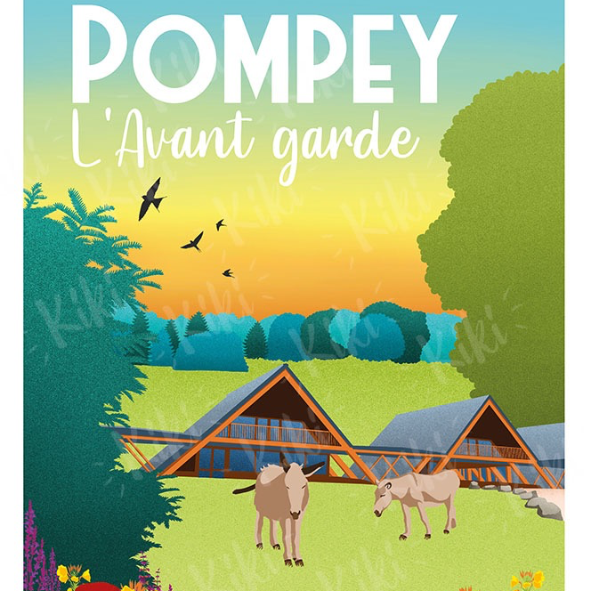 AFFICHE POMPEY "AVANT GARDE"