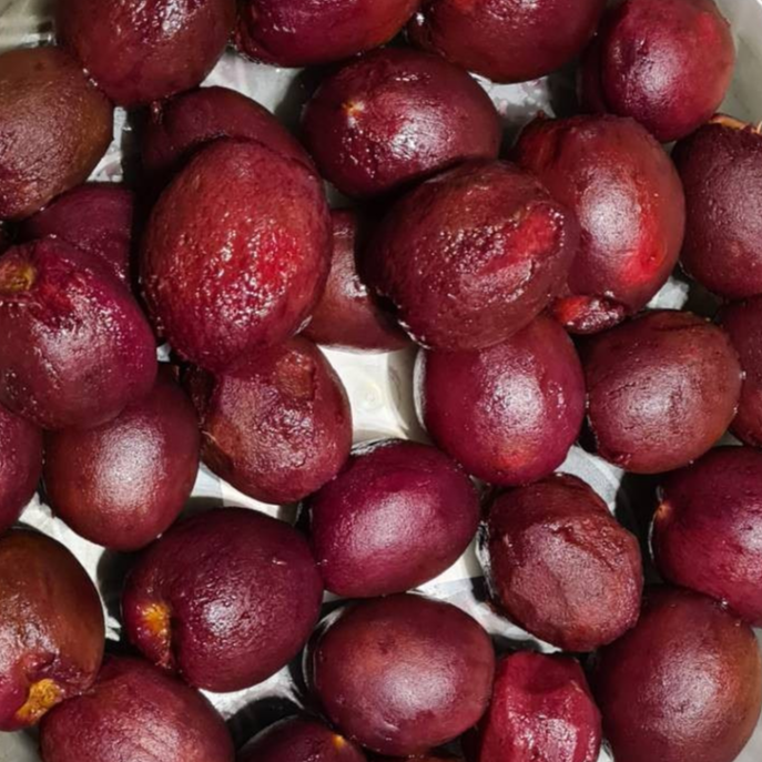 Cuir de pêches de vigne rouge - 30g