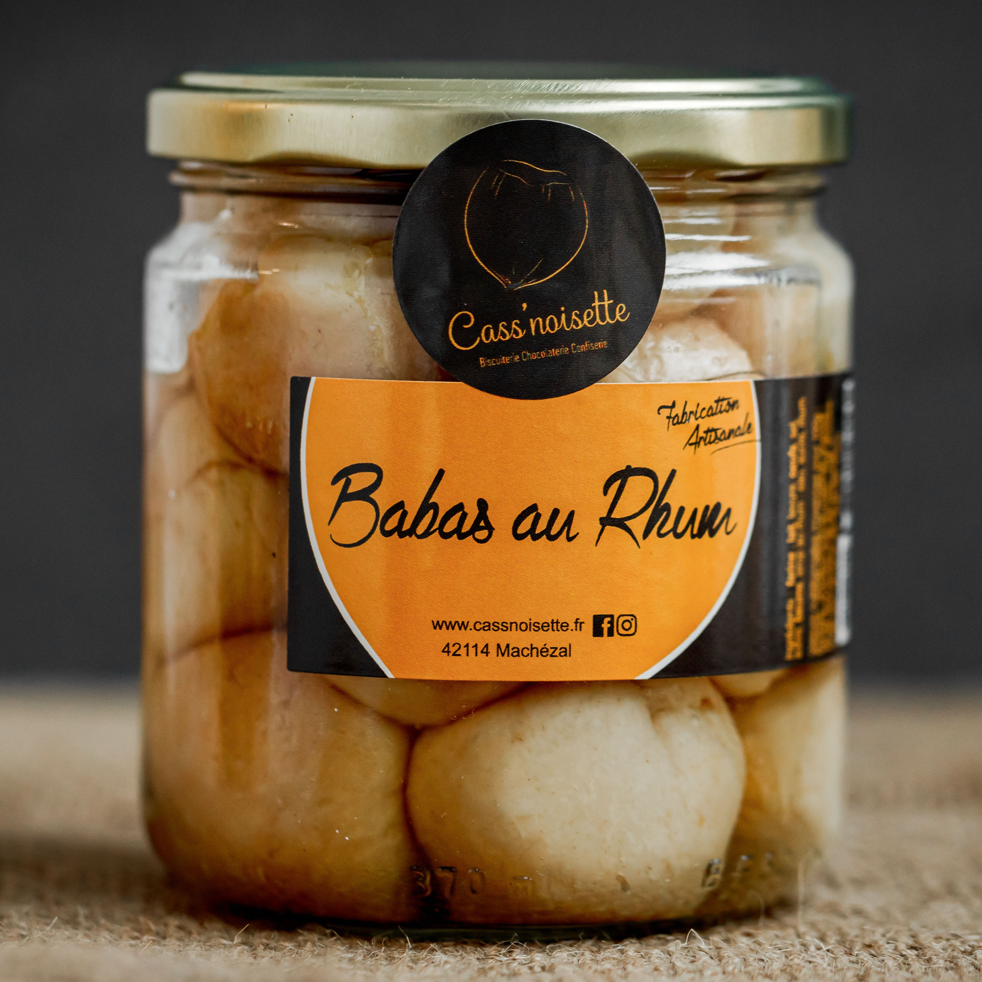 Babas au rhum en bocaux - 350g