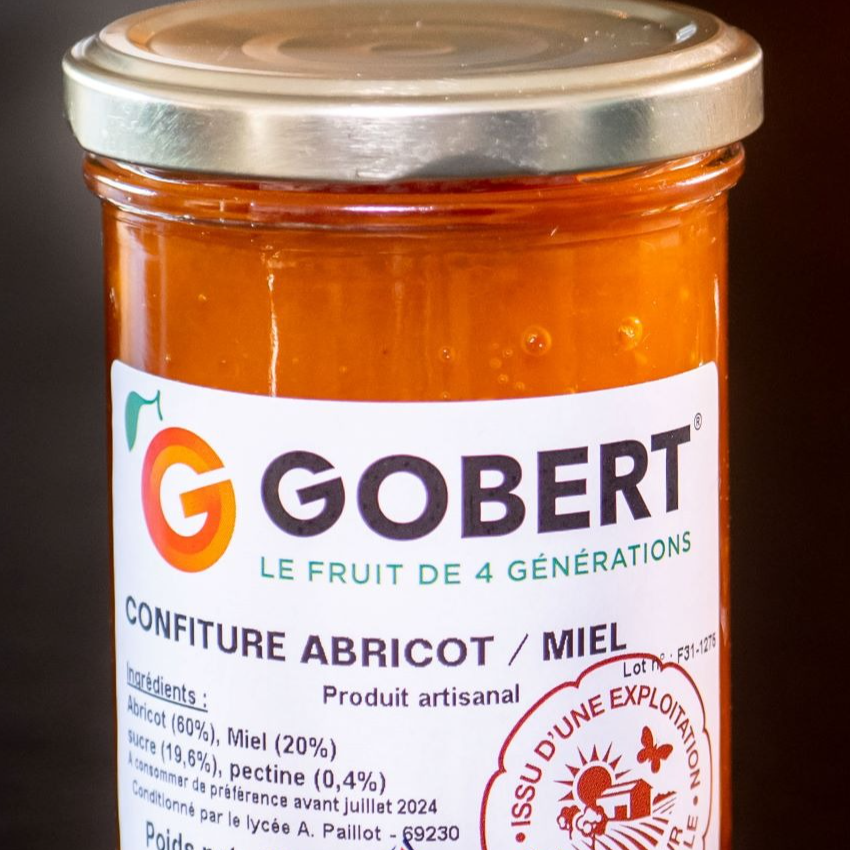 Confiture Abricot Miel - pot de 210g
