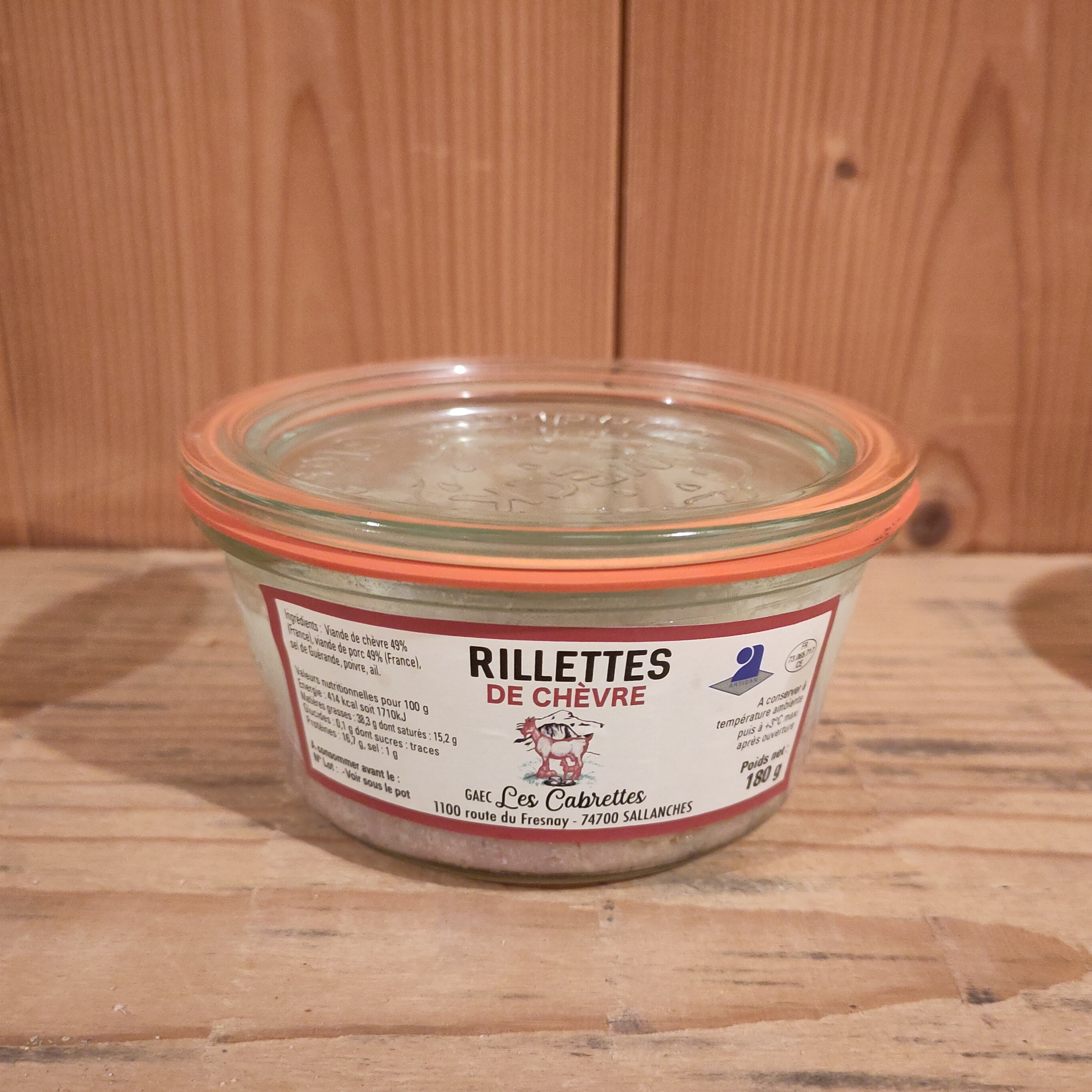 Rillettes de chèvres - 500g