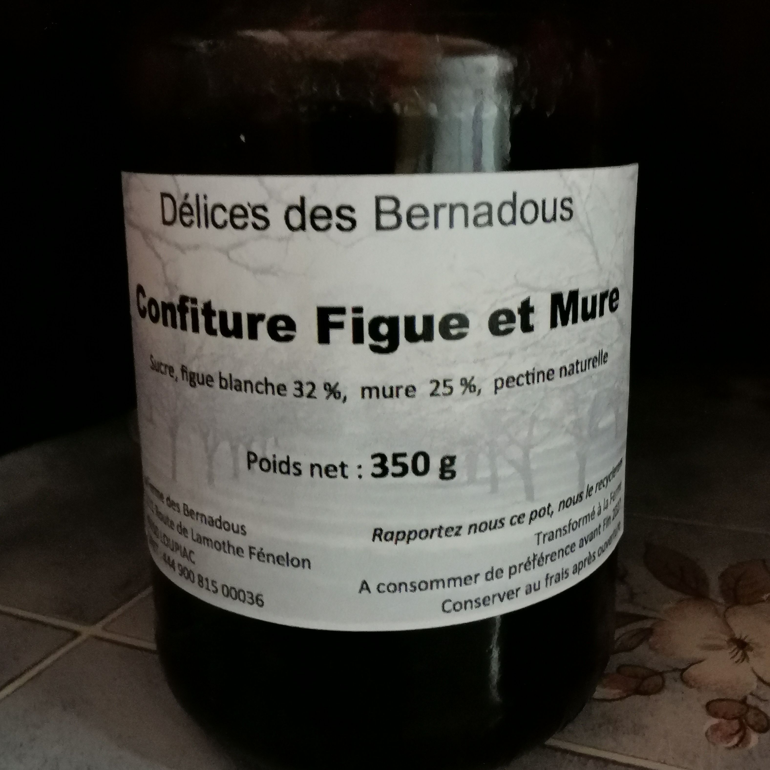 Confiture Figue et Mûre