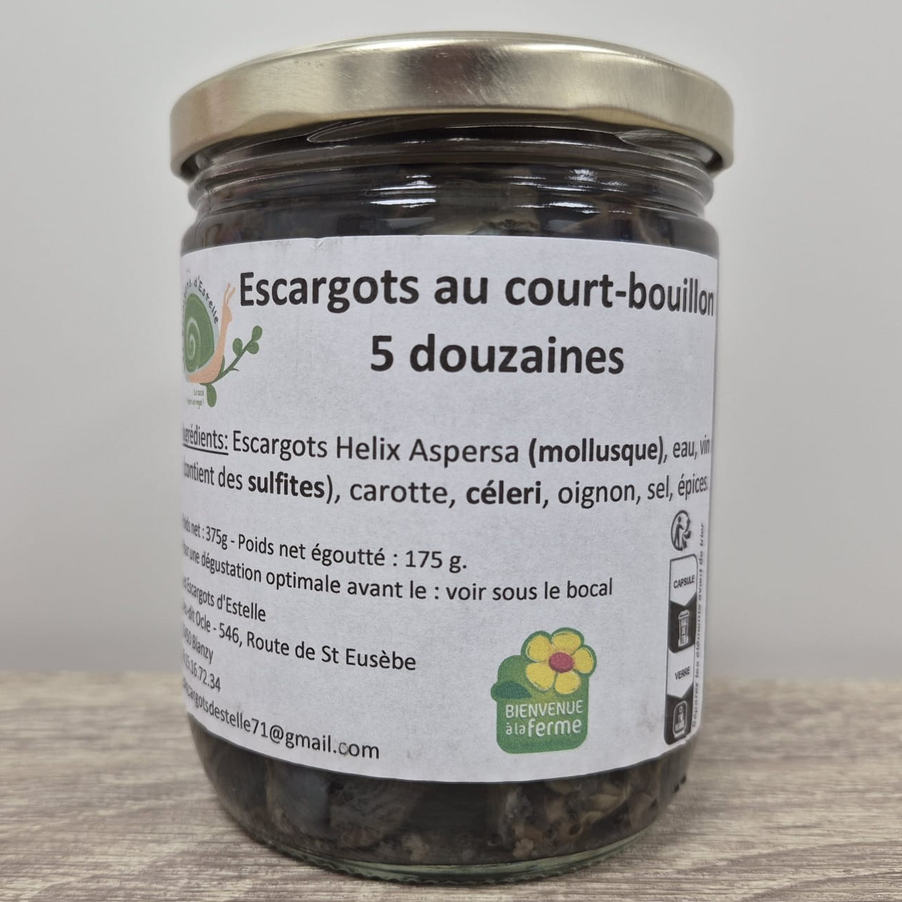 Escargots au court-bouillon 5 dz