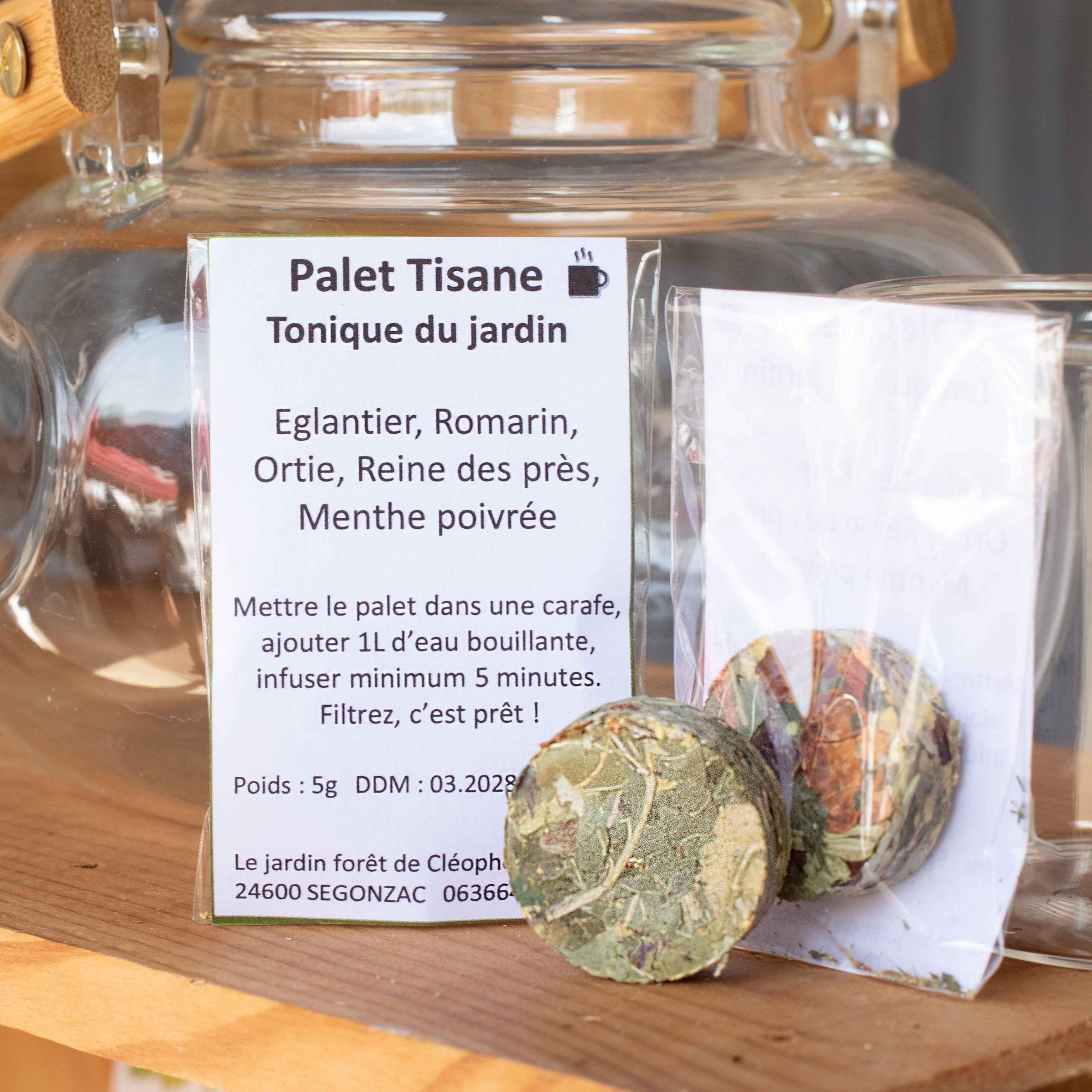 Palet tisane Tonique du jardin - 5g