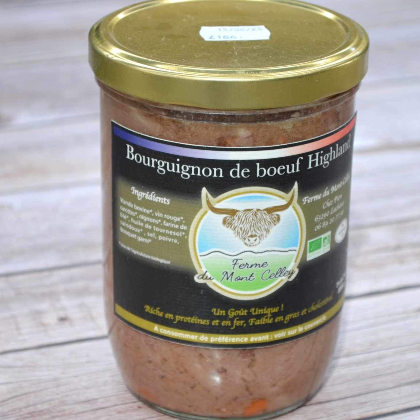 Bocal de Bœuf Bourguignon - 800g