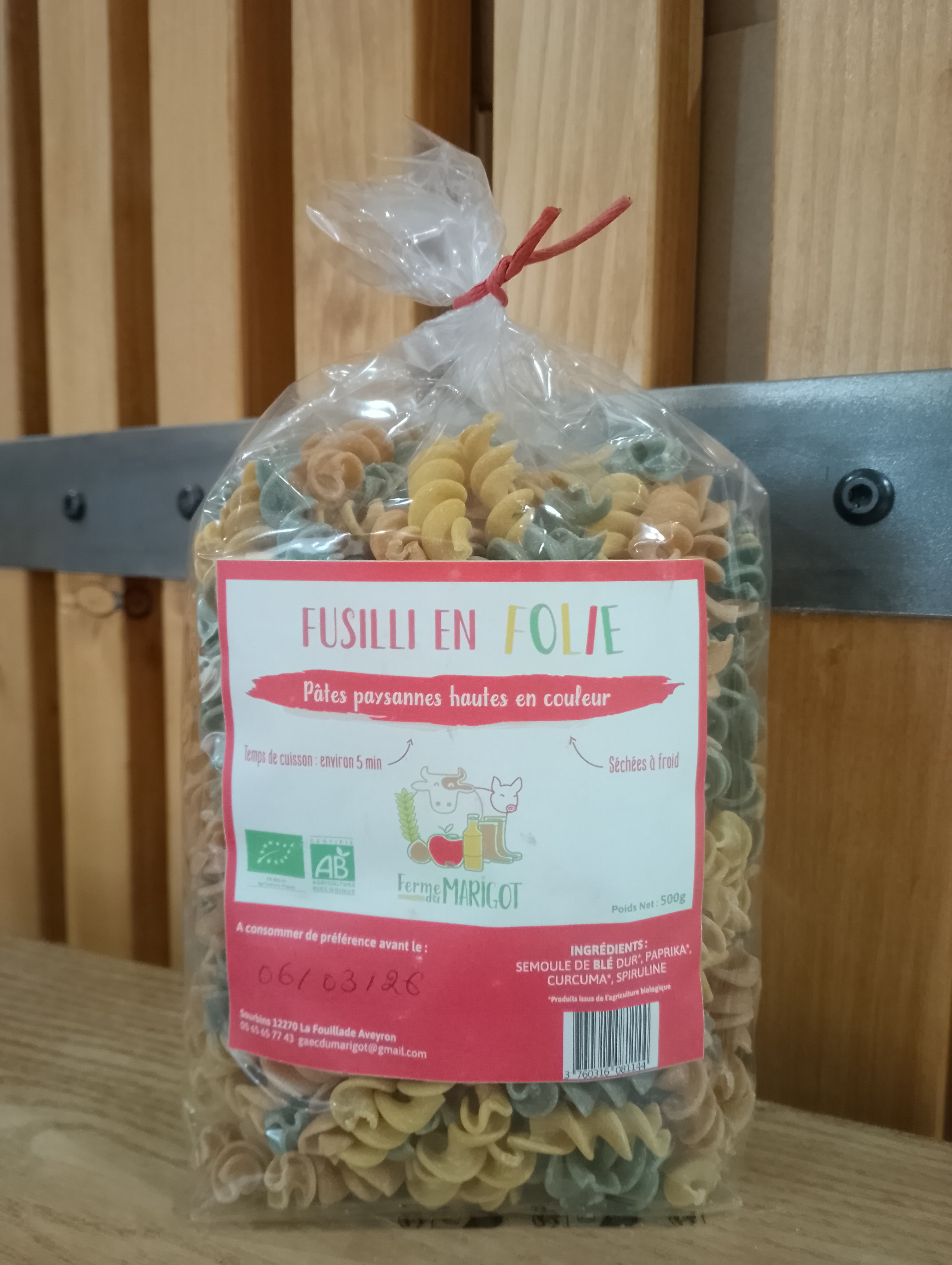 Fusilli En Folie (500G) - 0,5kg