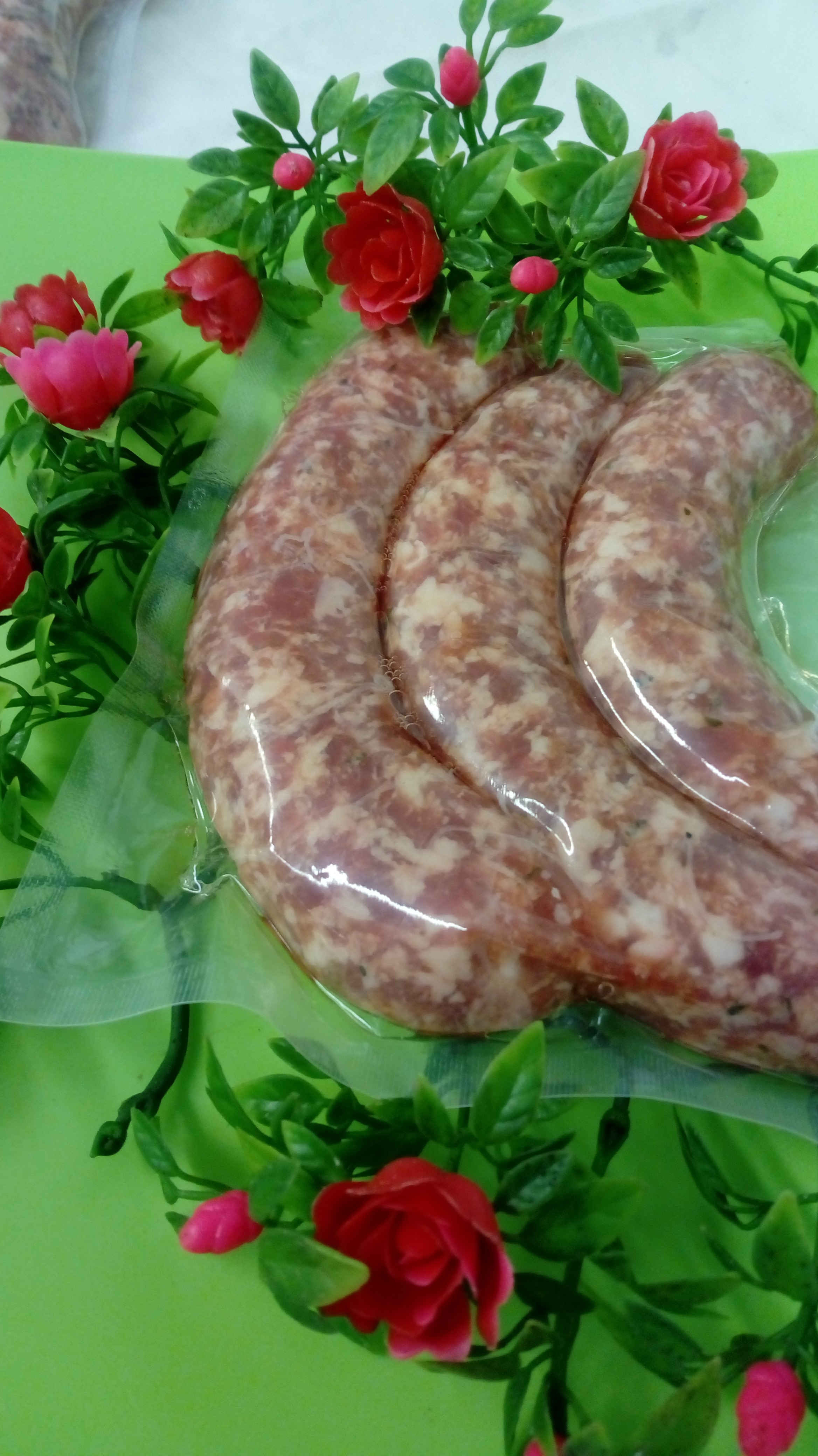 saucisses de toulouse paysanne  x 2 ou x 4 - 0,2kg