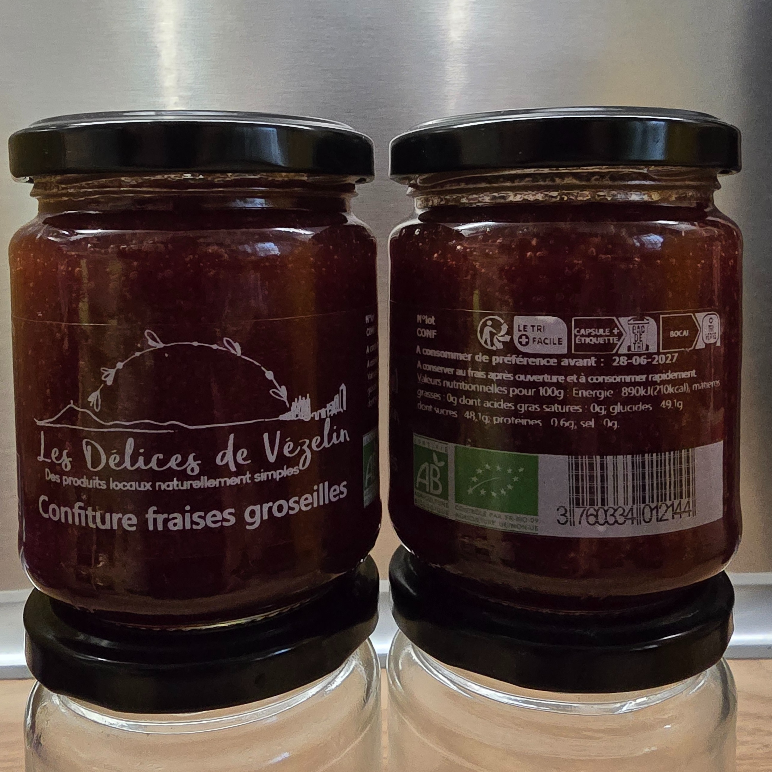 Fraise-Groseille - 220g