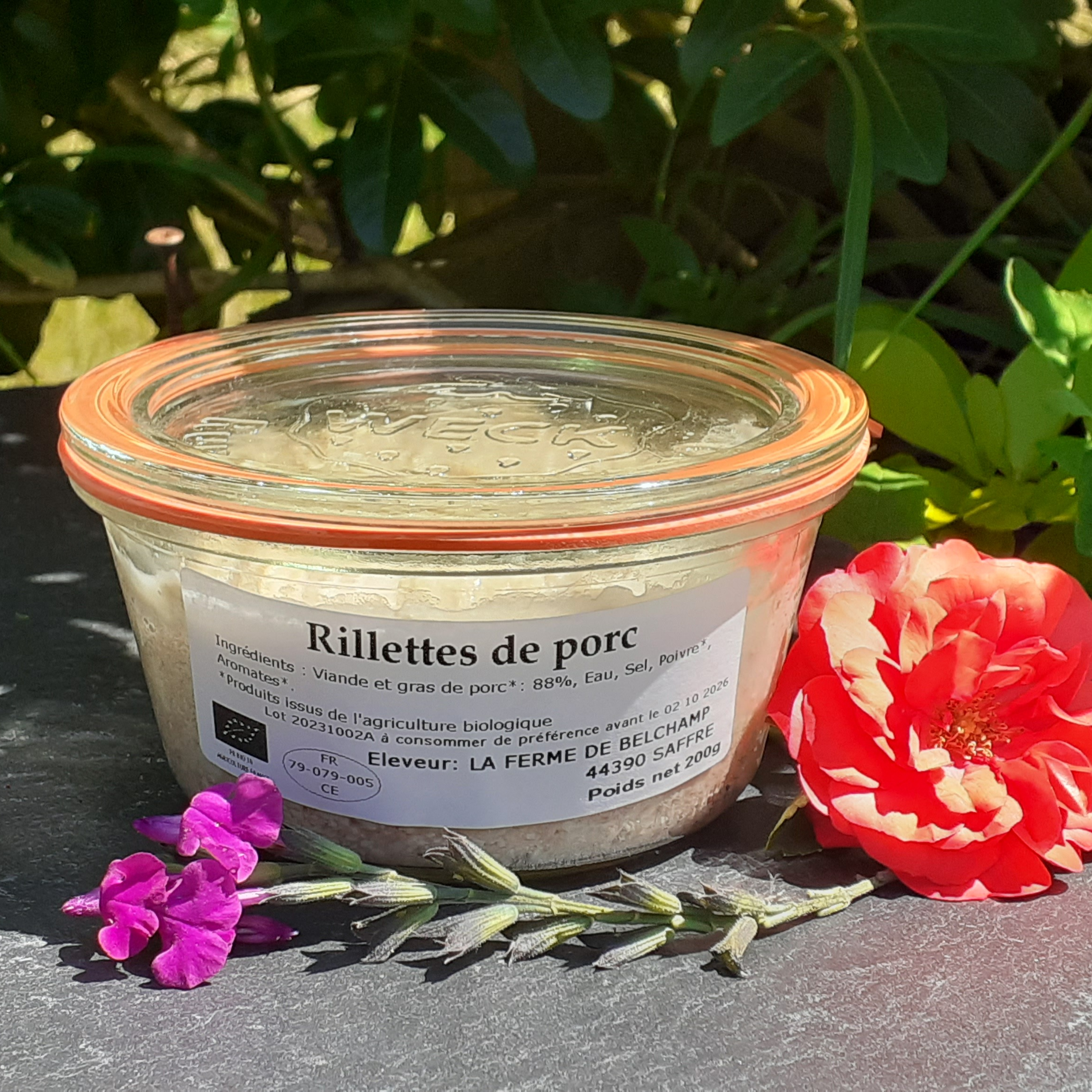Terrine de rillettes de porc - 200g