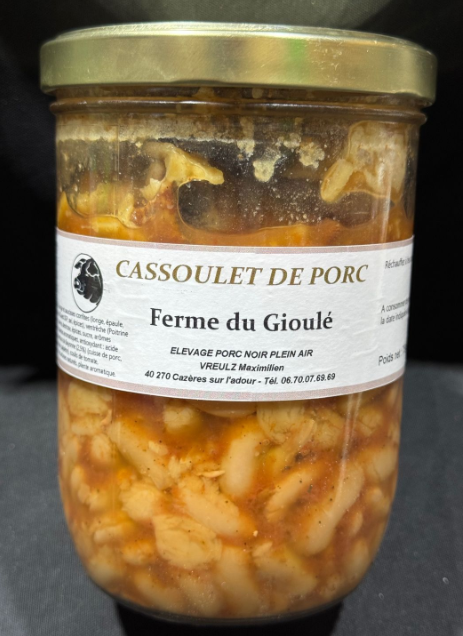 CASSOULET DE PORC NOIR - 750g