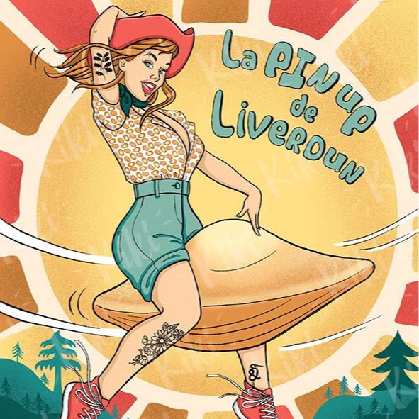 AFFICHE LIVERDUN "PIN UP"