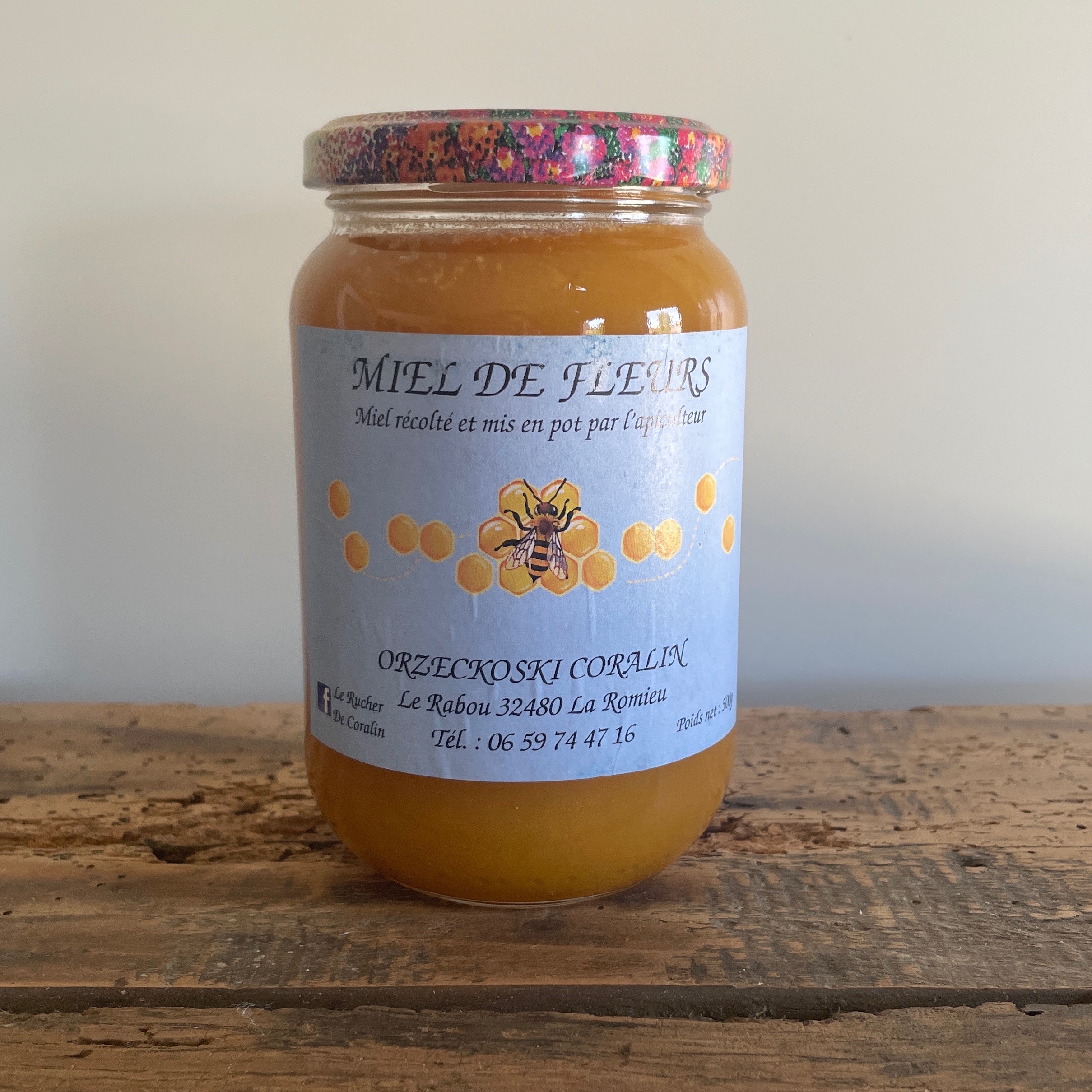 Miel de fleurs - 500g - 660g