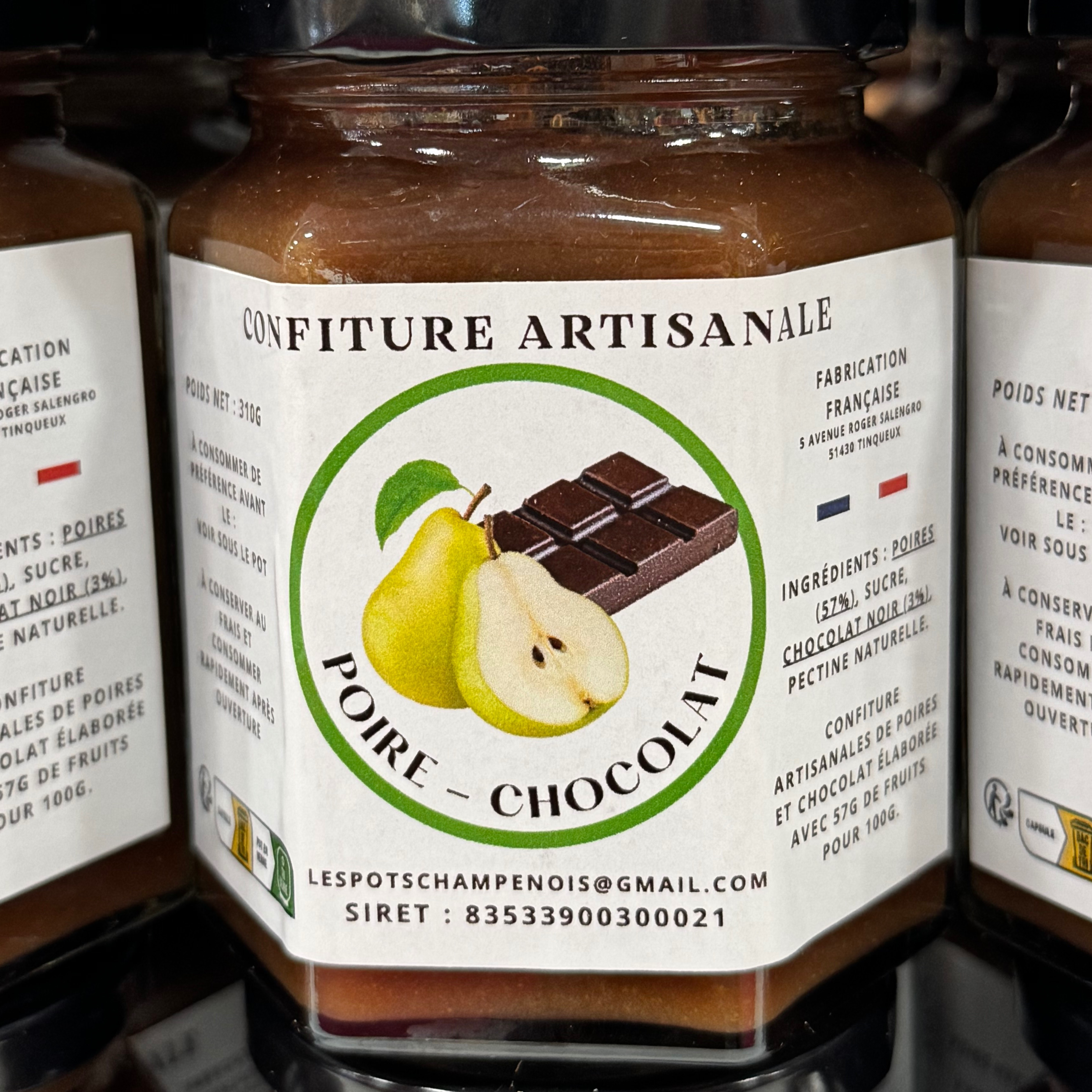 Poire - Chocolat - 310g
