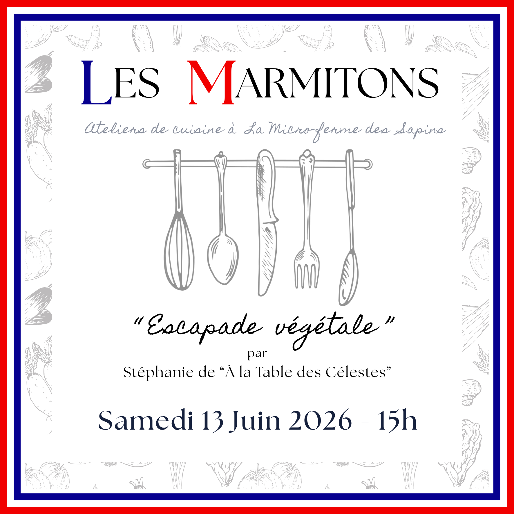 "Escapade végétale" (Samedi 13 Juin 2026 - 15h)