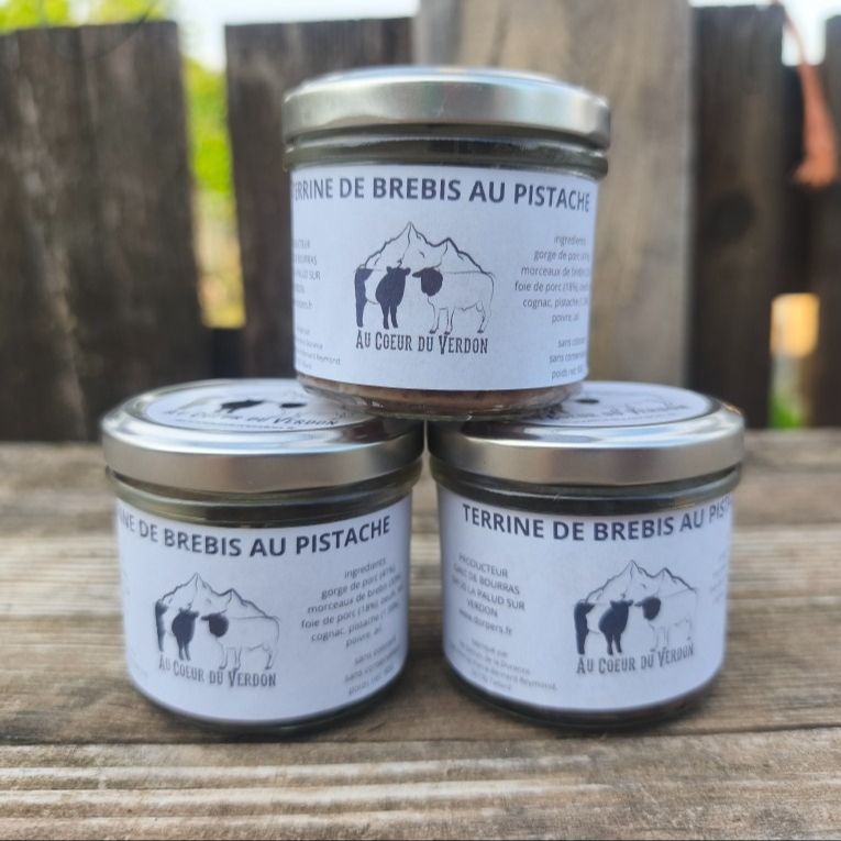 terrine de brebis à la pistache - 90g