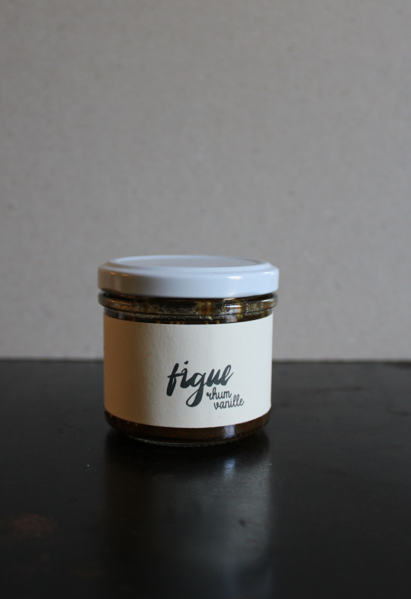 CONFITURE FIGUE RHUM VANILLE BIO - 120g