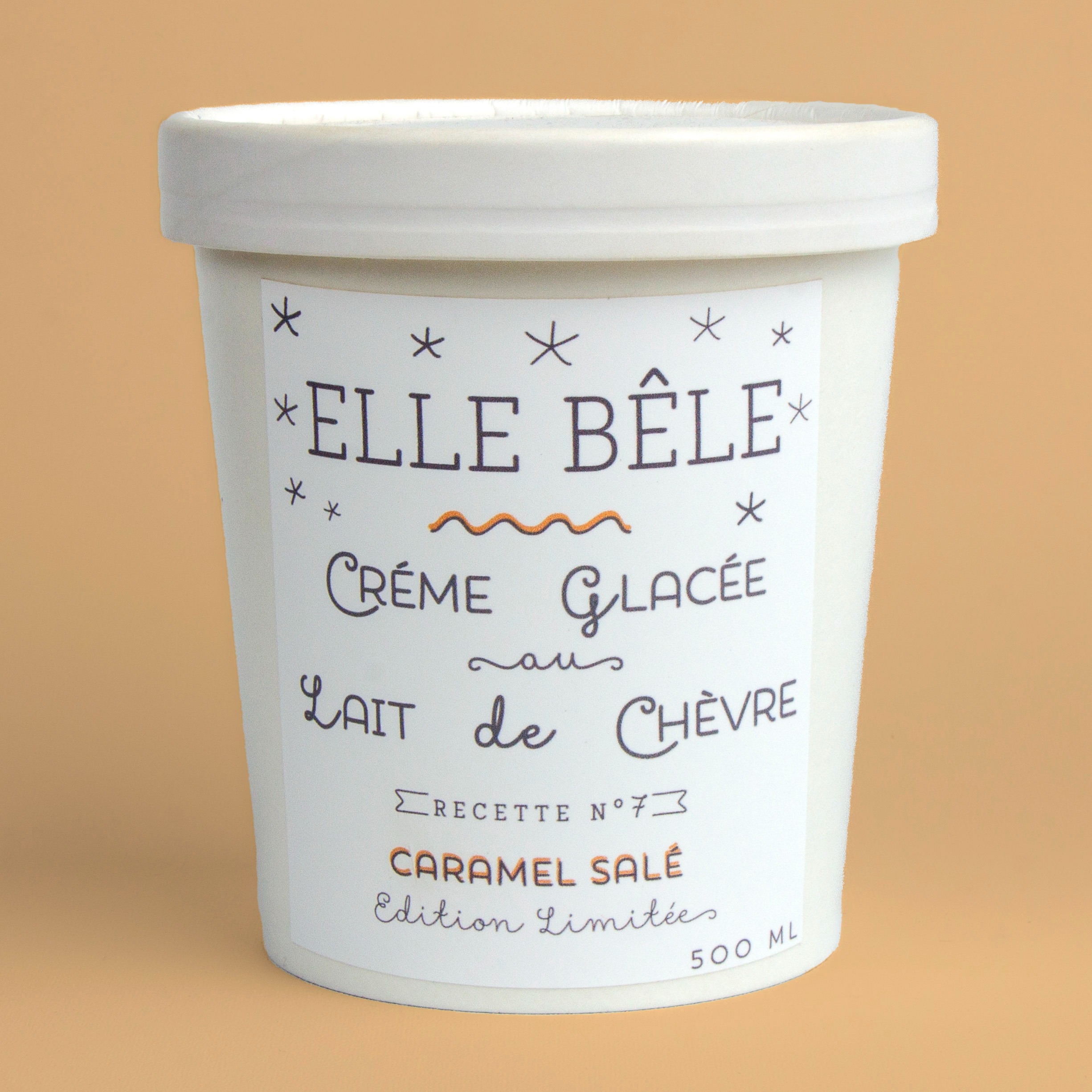 Crème Glacée au Caramel Salé