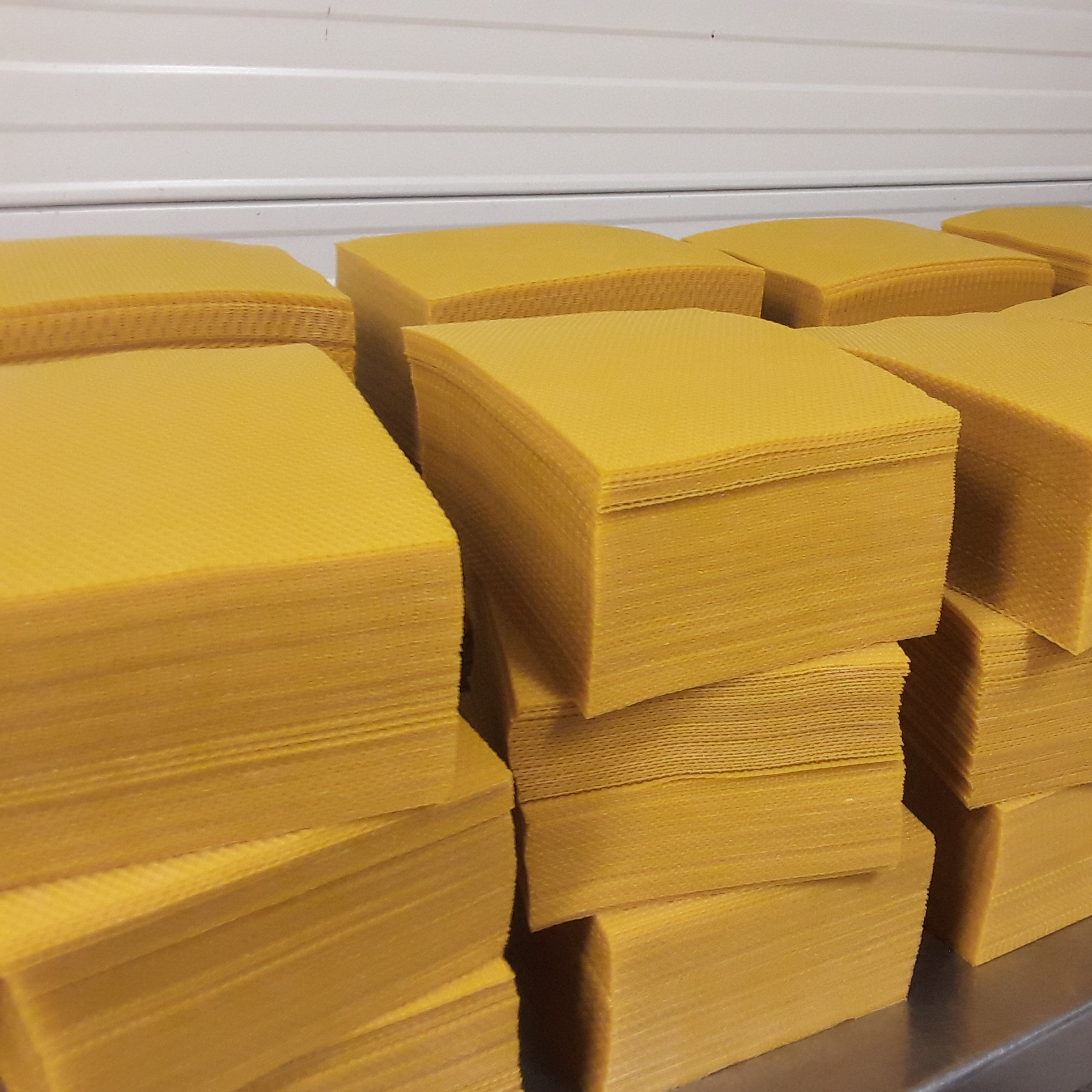 Cire gauffrée conventionnelle