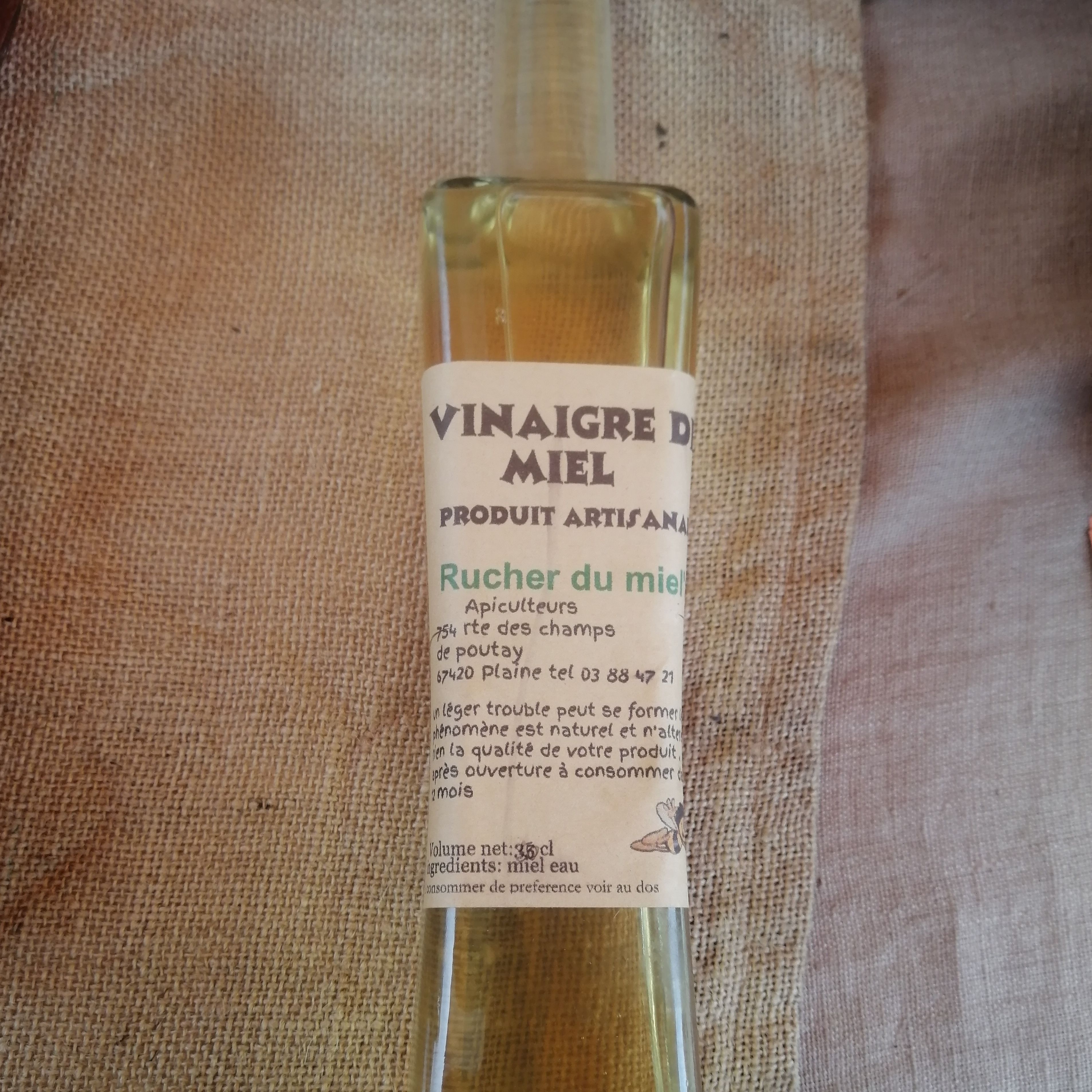 Vinaigre de miel - 0.5 L - Rucher du Miel'Air