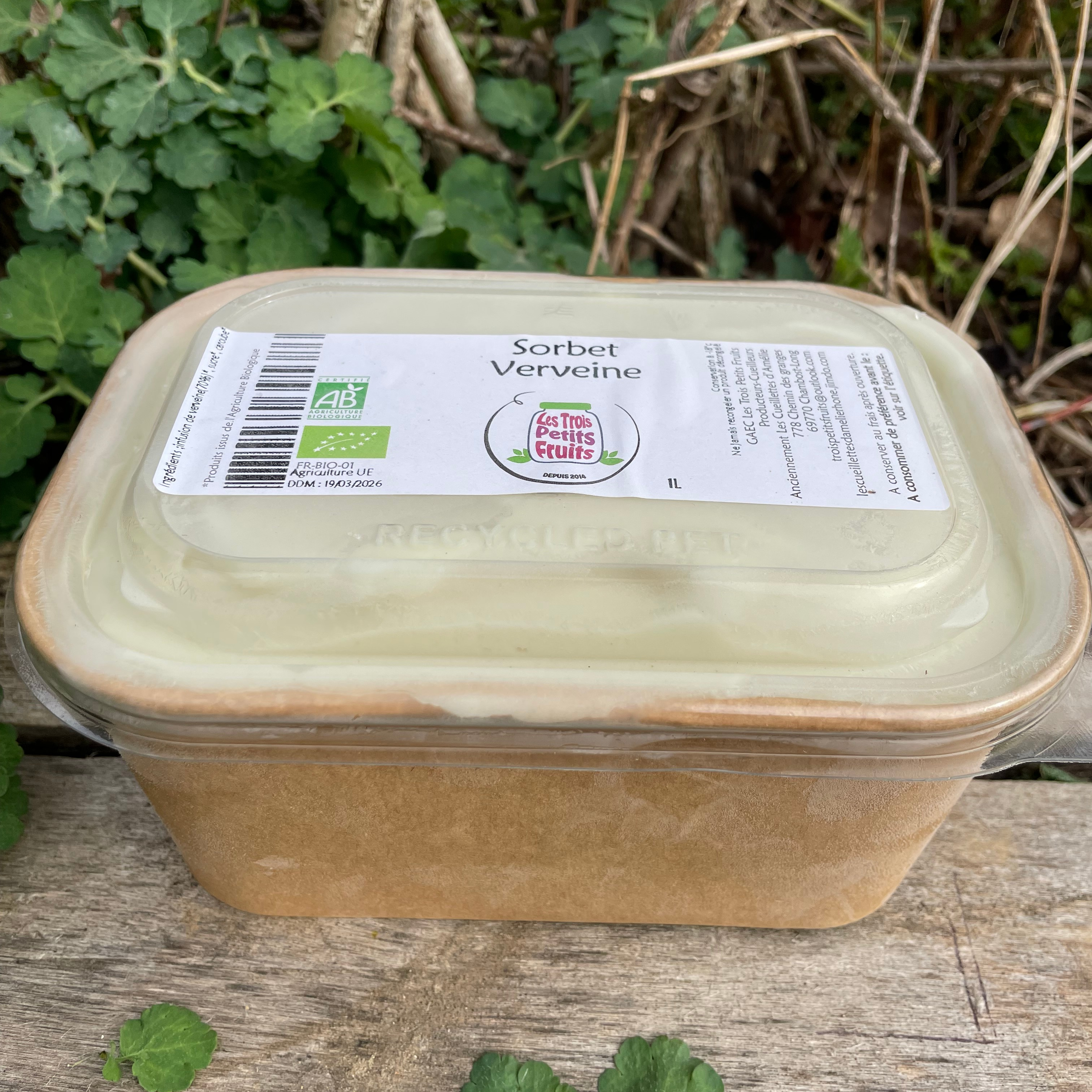 Sorbet verveine 1L - 1000g