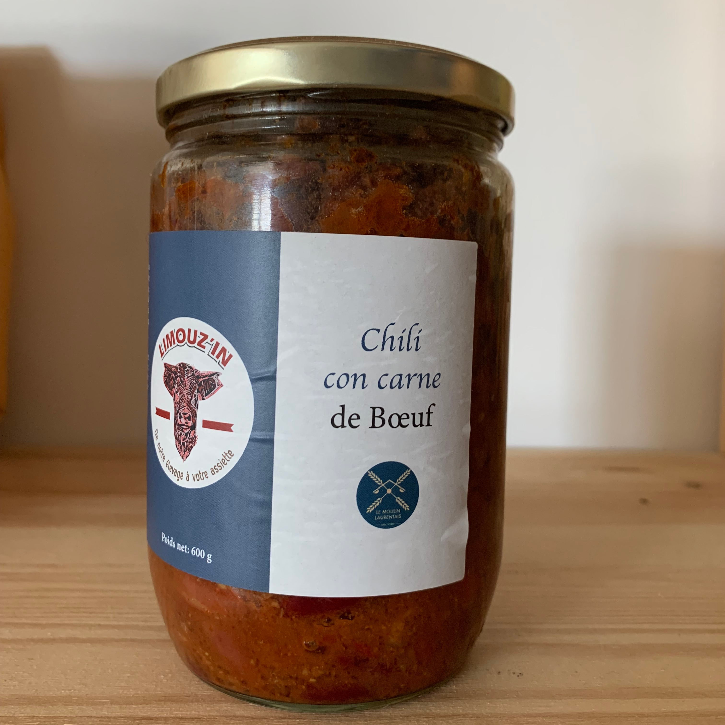 CHILI CON CARNE BOEUF600GR