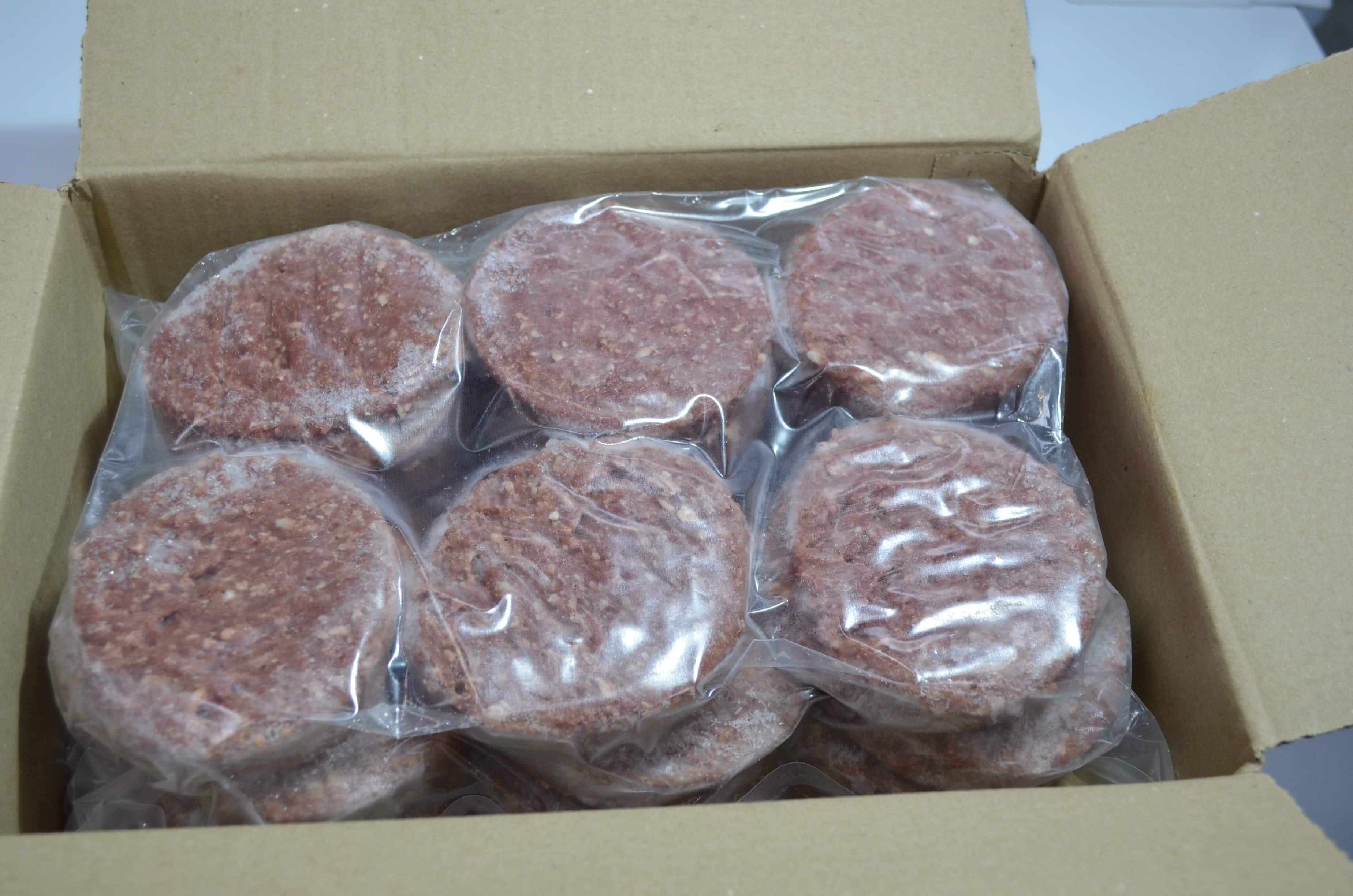 Colis steaks hachés surgelés