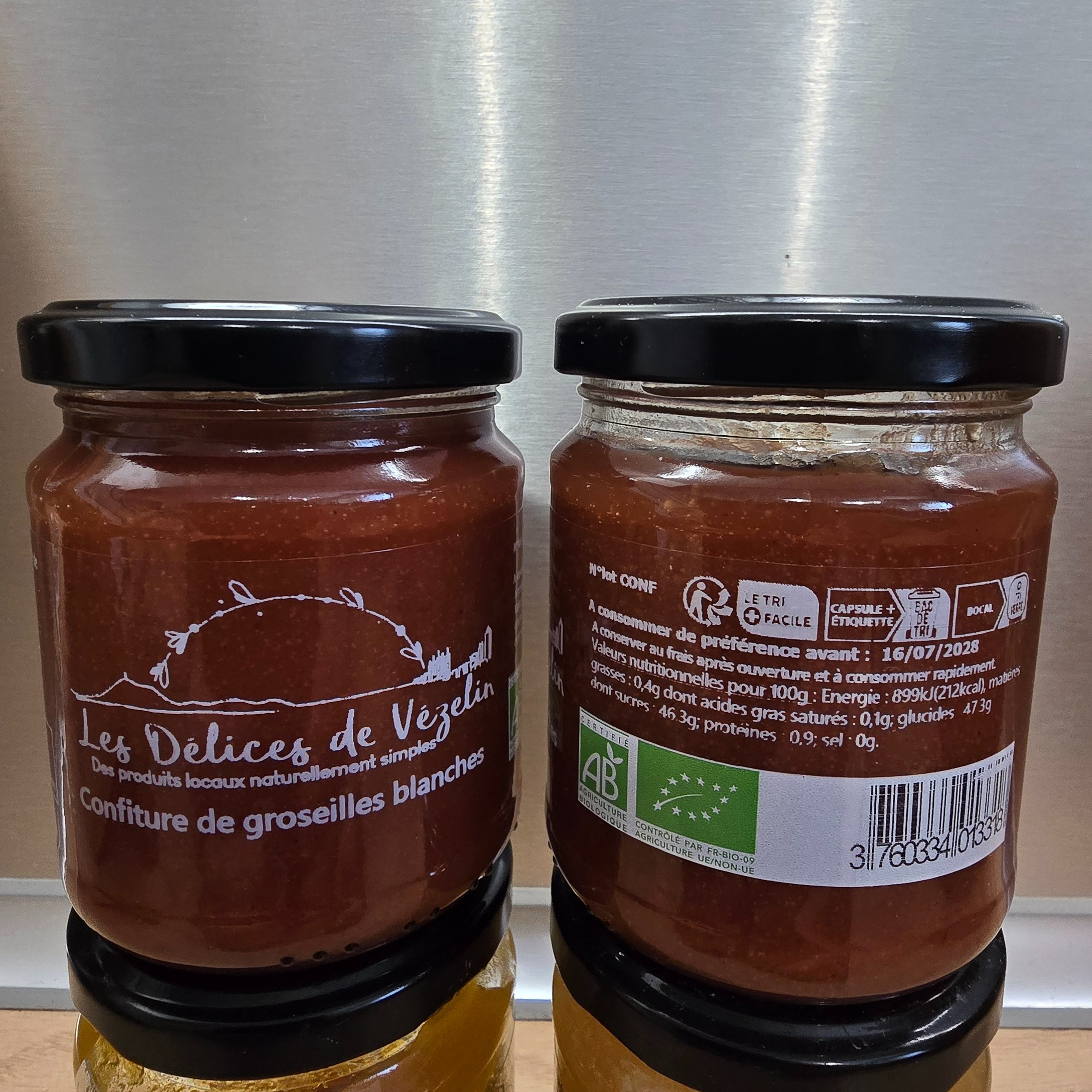 Groseille blanche - 220g