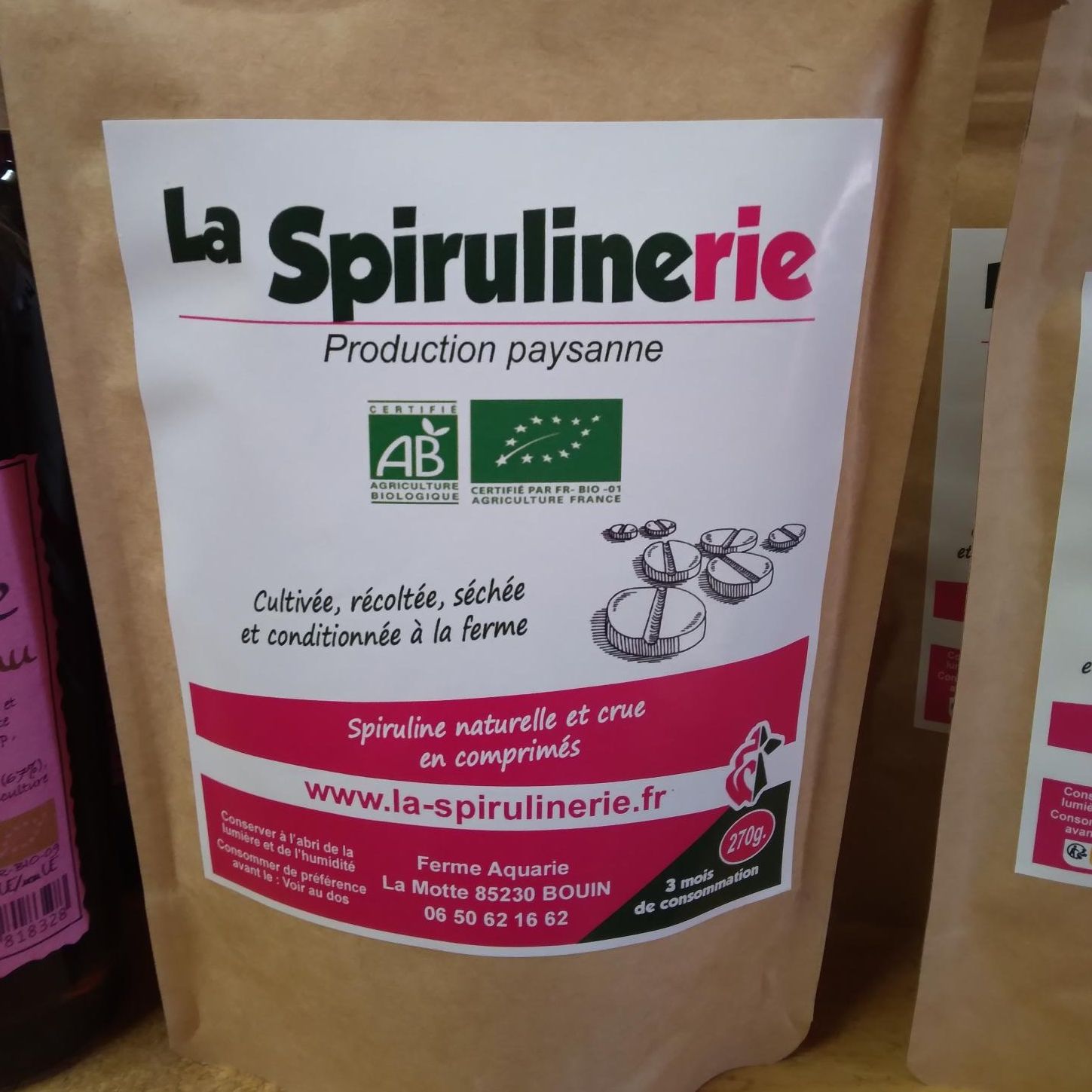 Spiruline comprimés - 180g