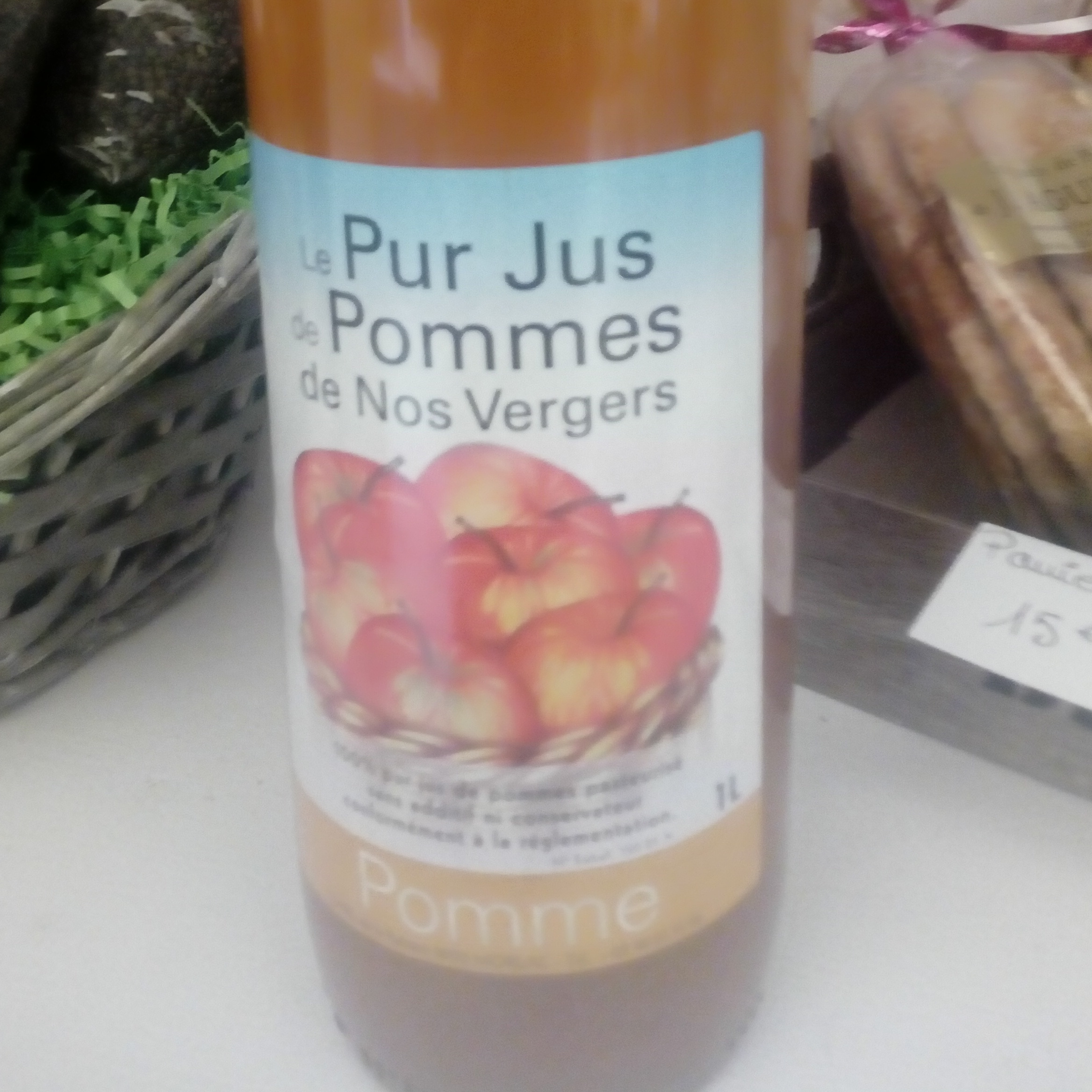 Jus de pommes local 1 l