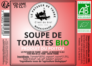 Soupe de tomate BIO - 0,75l