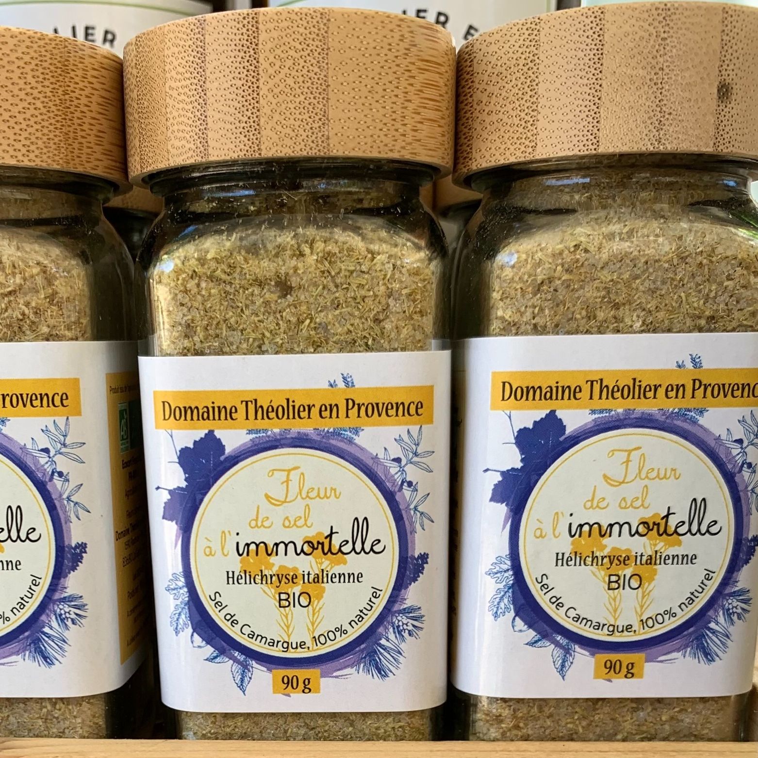 Fleur de sel à l’Immortelle