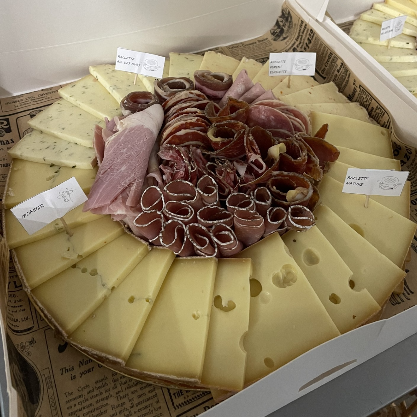 Plateau Raclette Charcuterie