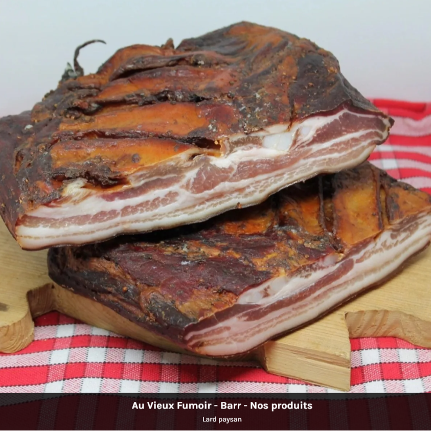 Lard fumé - Au Vieux Fumoir - 200g