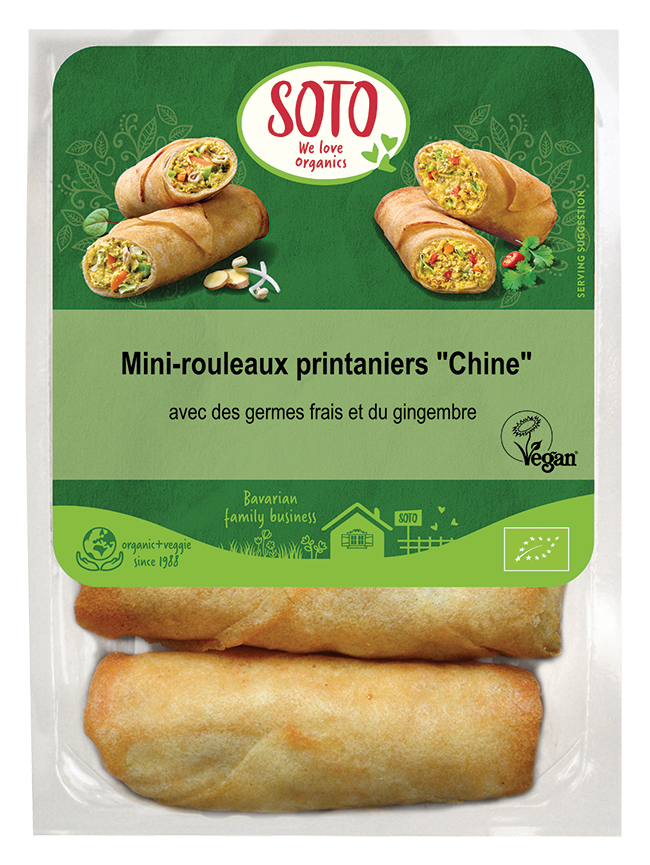 Mini-rouleaux printaniers "Chine" x 4 - 200g