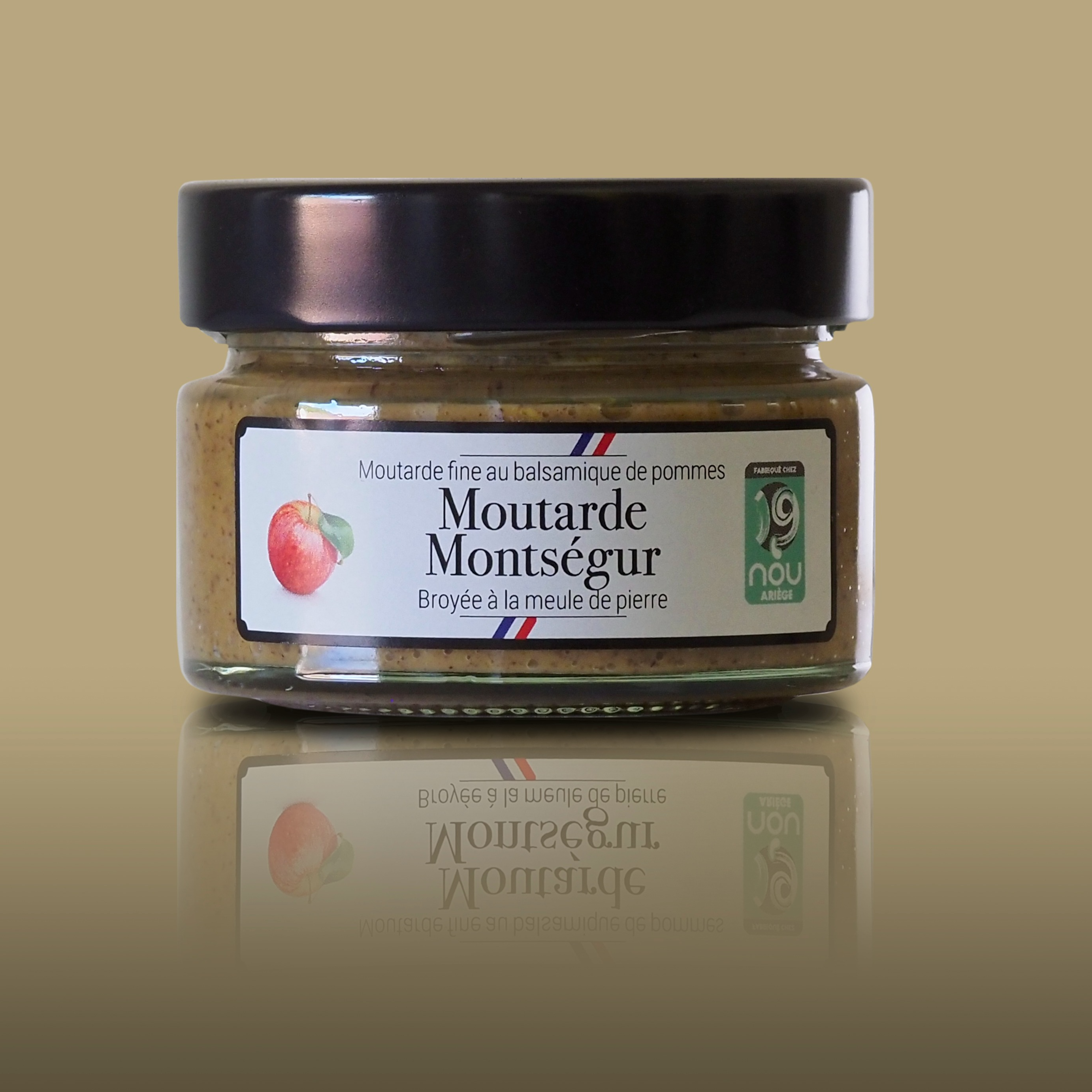 Moutarde fine au balsamique de pommes - 100g